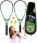 Set racchette Nils NRS001 con volano + Guida Sportiva CGROT IDEALE per IMPARARE SHOPPING