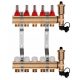  Collettore in ottone per riscaldamento a pavimento, 5 sezioni