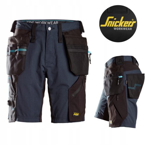 Pantaloni da lavoro corti Snickers Litework, taglia 64