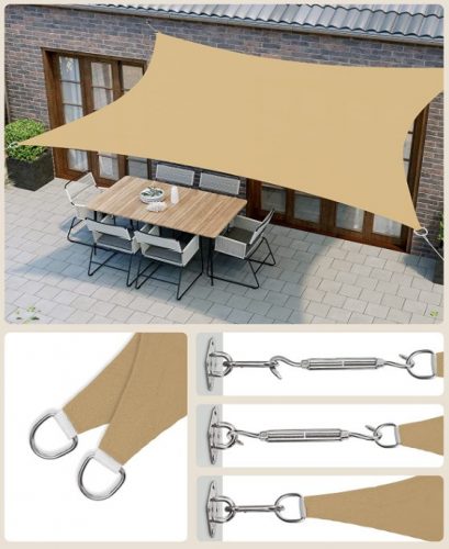 Tenda da sole 400 x 300 cm, plastica