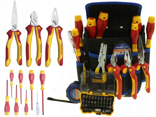  Set di utensili per elettricista WIHA, DEWALT, ENERGOTYTAN 1000V / 47 pezzi