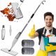 Mop piatto LAZYhome Mop con spray, piatto, ricariche per mop spray, 40 cm