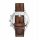  DIESEL DZ4656 cintura in pelle marrone 22 mm originale