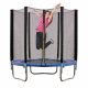 TRAMPOLINO DA GIARDINO PER BAMBINI RETE PROTETTIVA TAPPETO ELASTICO 183CM 150KG + Adesivi Classic EcoKidWood 1 pz.