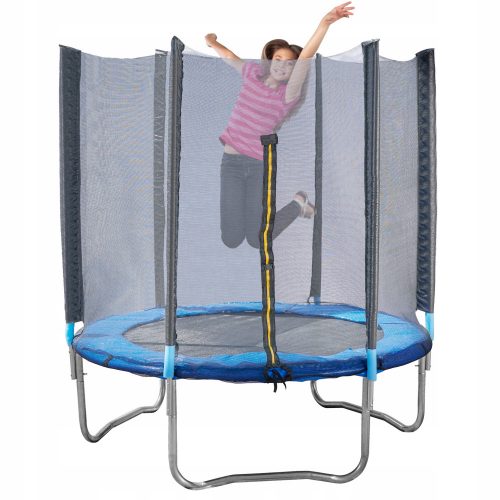 Trampolino EcoKidWood con rete 180 cm FT 6 (180-183 cm) + adesivi classici EcoKidWood 1 pz.