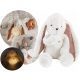  Humming Teddy Bear Rabbit Sleeper, rosa ecru, meccanismo 5 in 1, lampada Szumisie