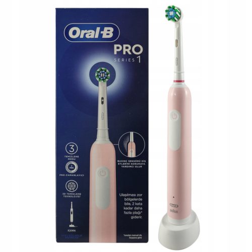  Spazzolino elettrico rotante Oral-B Pro 1 Pink Cross Action