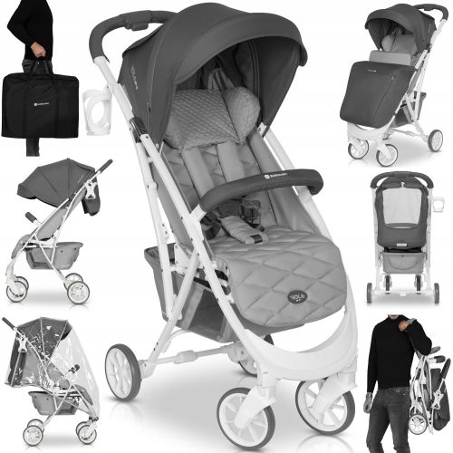  Passeggino Euro-Cart Volt Pro Pearl, grigio