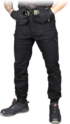 Pantaloni lunghi da lavoro Reis, NERO, 3XL, taglia L