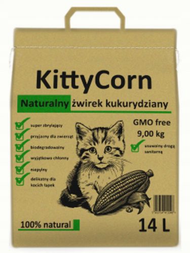  Lettiera di mais KittyCorn 14L