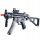  MP5K PISTOLA AUTOMATICA FRECCIA SFERE GEL 2 IN 1