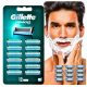  Gillette Mach 3 lame di ricarica per rasoio Mach3 12 pezzi efficienti