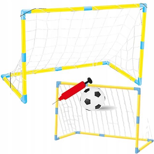 PORTA CALCIO PER BAMBINI SET DA CALCIO ESPANDIBILE POMPA PALLONE