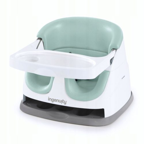  Seggiolone pappa Ingenuity Baby Base 2in1, bianco e verde