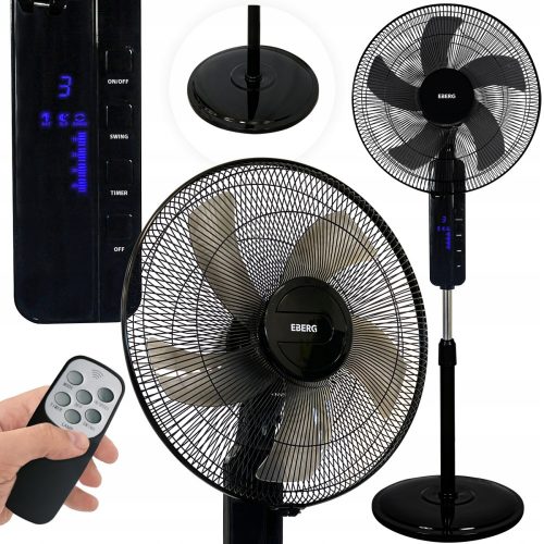  Ventilatore da pavimento EBERG FLY nero