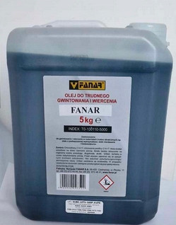 Olio per filettatura e perforazione FANAR 5L