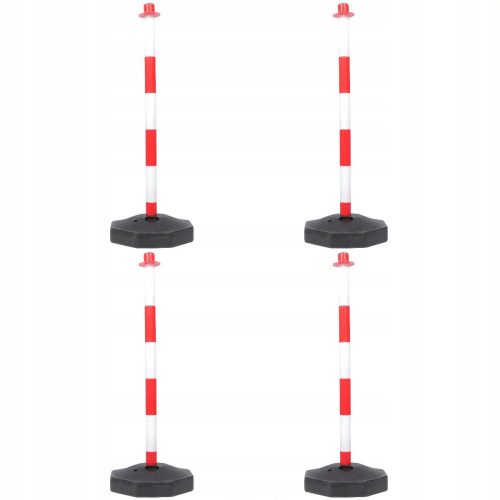 Coni stradali, paletti segnaletici per parcheggi, 4 pz