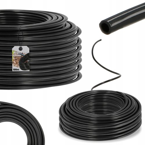  Tubo Irrigazione Giardino PVC 3/5 mm 100 mt