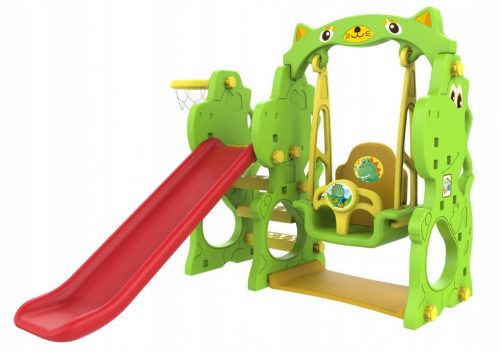 Scivolo da giardino Altalena 3in1 Basket per bambini Dinosauro