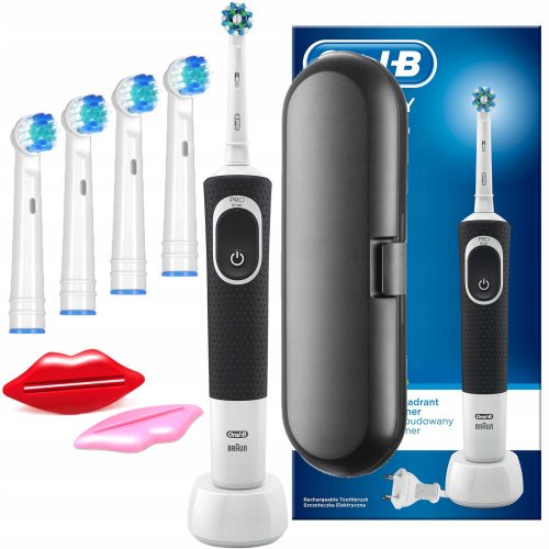  Spazzolino elettrico Oral-B D100 Vitality Cross Action nero + 3 altri prodotti