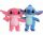  SET 2x STICH+ ANGEL CUDDLE PELUCHE BEDDY BEAR FIGURA 25 cm