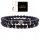  BRACCIALE DA DONNA IN PIETRA SET ONICE 2in1