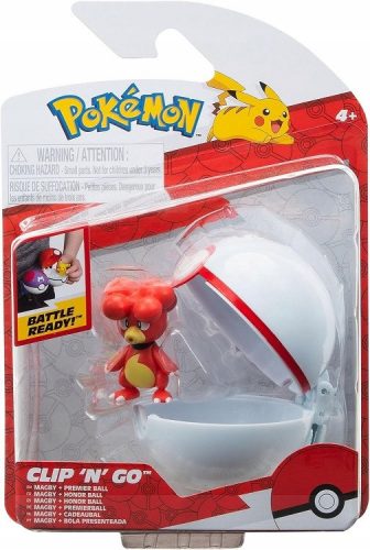  FIGURA POKEMON MAGBY E SFERA DEL PRIMO MINISTRO CLIP 'N' GO PKW3139