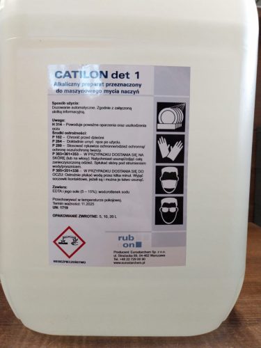 Liquido professionale per lavastoviglie Catilon det 1 10L