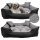  Box per cani Cuccia impermeabile ECCO Vari colori beige, nero, sfumature di grigio 115 cm x 95 cm