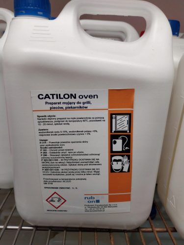 Detergente professionale per griglie, forni e fornelli Catilon Oven 5L