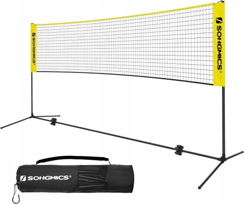 SONGMICS Rete da badminton portatile SONGMICS 3 m x 107, 120 e 155 cm