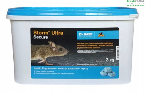  Veleno forte Storm Veleno ultra per ratti e topi BASF cubetti da 3 kg