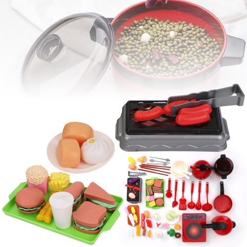  SET CUCINA GRANDE PER BAMBINI ACCESSORI PER LA COTTURA DEI CIBI 61 EL