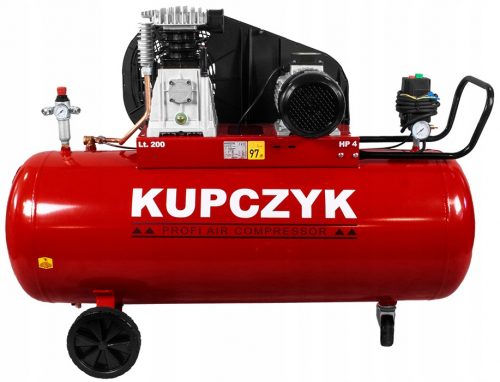 Compressore olio Kupczyk KK 530/200 T 200 l 10 bar