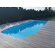 Piscina rettangolare 950 x 360 cm