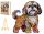  PUZZLE IN LEGNO GRANDE 260 PEZZI SHIH TZU IN SCATOLA DI LEGNO