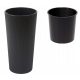  Vaso da fiori Lamela 47 cm x 25 x 46,6 cm diametro 25 cm plastica nera