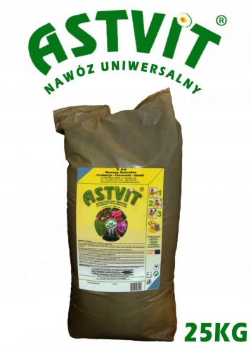 ASTVIT Concime Universale Naturale Organico 25kg per 5000L