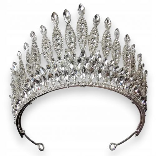  Tiara barocca, diadema nuziale, corona, argento