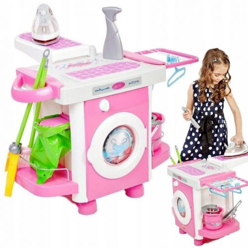  Lavatrice per bambini Polesie Carmen 48110 con accessori