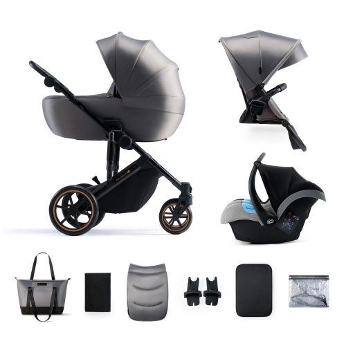  Passeggino Kinderkraft 3in1 PRIME 2 2023 SHADOW GRIGIO