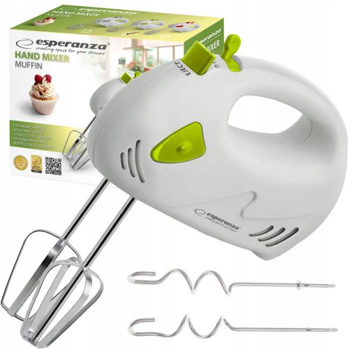  Esperanza Muffin EKM007G Sbattitore manuale 150 W bianco