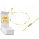  BRACCIALE IN ORO CELEBRITY SFERE DI DIAMANTI 19 CM CAMPIONE 585 GIOCO REGALO