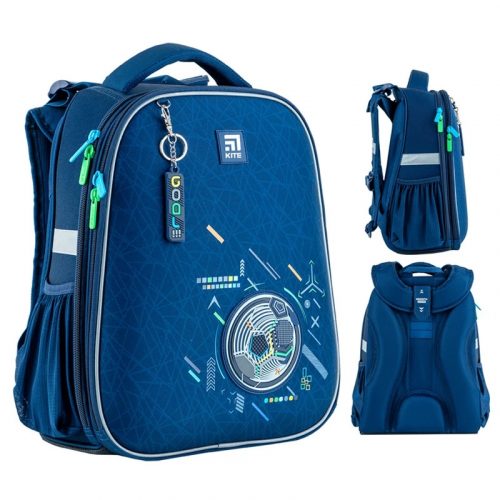  Zaino scuola multiscomparto Kite Shades of blue 16 anni