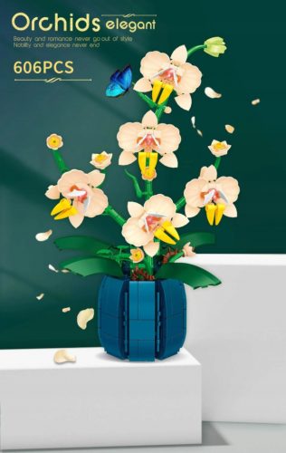  ORCHIDEA ORCHIDEA blocchi di fiori per bambini adulti 606 elementi