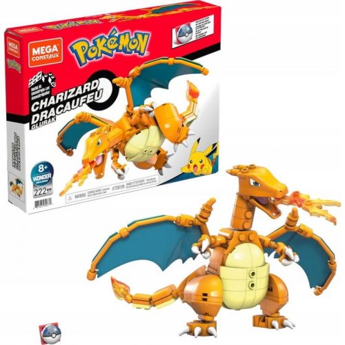  MEGA BLOKS BLOCCHI POKEMON CHARIZARD FUOCO BATTAGLIA MOBILE FIGURA 222 EL.