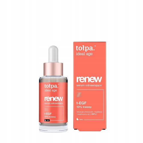  Renew siero rinnovante viso t-EGF 10% acidi TOŁPA età ideale 30 ml