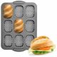 STAMPO IN SILICONE PER COTTURA 4 PZ MINI BUNS Brunbeste 23,5 x 33,5 cm