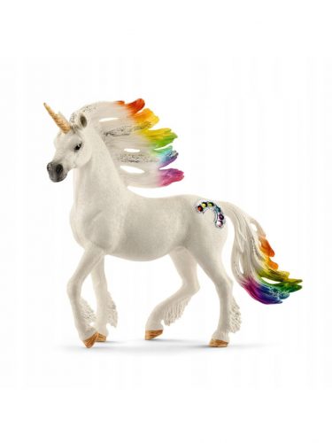  Figurina di unicorno arcobaleno, stallone Schleich 70523