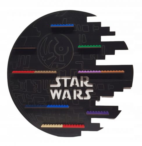  Scaffale per blocchi STAR WARS NAVE DEATH STAR PER persone, personaggi lego